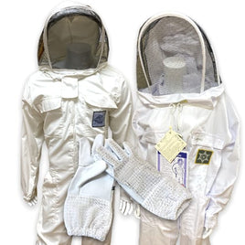 Beekeeping suits, gloves and veils for both adults and kids