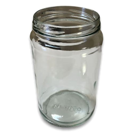 1 KG / 750 ml Short Cylinder Glass Honey Jars with Gold Lids