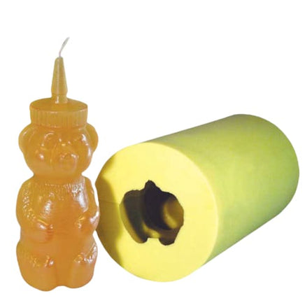 honey bear candle mold