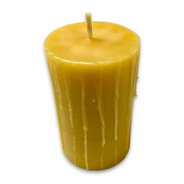 Wax Dribble Pillar Candle